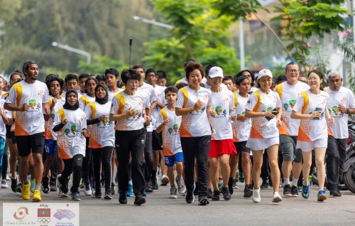 Asian games ''Fun Run'' ah bodu tharuheebeh!