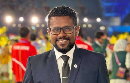Swimming association ge General Secretary ge magaamugai Shaarif ah ithuru dhaureh