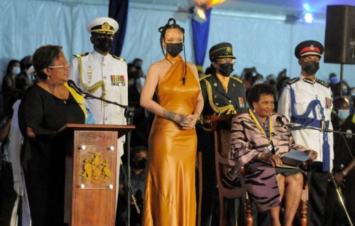 Rihanna honored as 'national hero' of Barbados