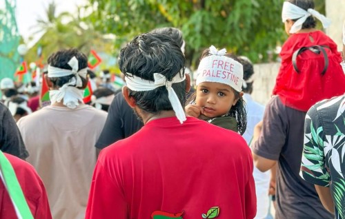 Palestine ah mandhoobeh kanda'alhai, e gaumuge dhifaaugai mulhi Raajjey gai hingaalumeh baavvanee