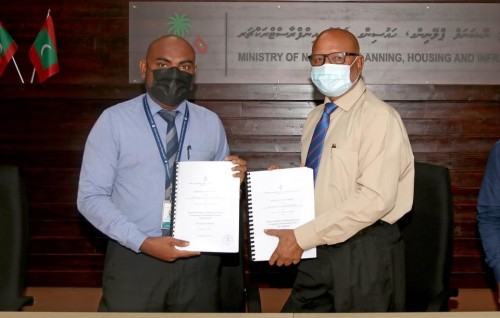 Vilifushi 100 housing unit ninman Amin Construction aa havaalu koffi
