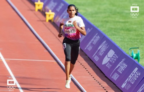 Record aakoh, Lanka ge junior mubaaraathun Fasooha rihi medal hoadhaifi
