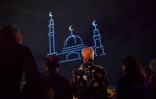 Raajjeygai furathama faharah beyvvi drone show ah bodu tharuheebeh, thafaathu thajuribaaeh!