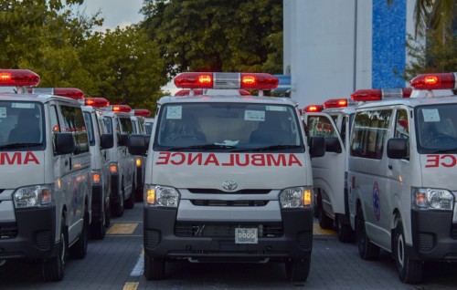 Atholhu thereyah beynunvaa 20 ambulance genesfi, aharu nimumuge kurin ithuru 40 ambulance gehnaane