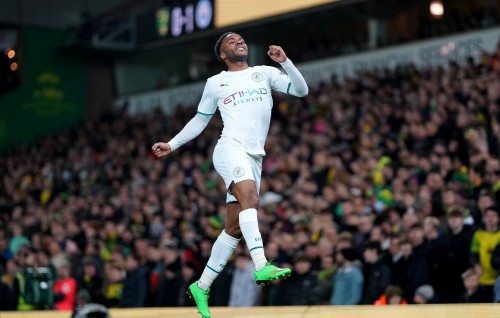 Sterling ge hattrick aaeku City lead dhamahattaifi
