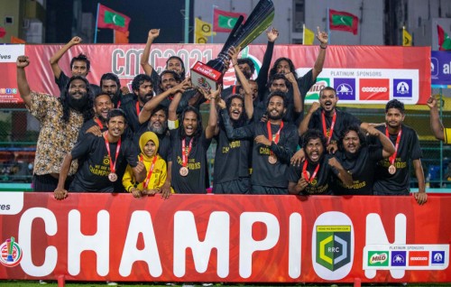 Aadhannaa ge hattrick aaeku RRC in club Maldives kaamiyaabu koffi