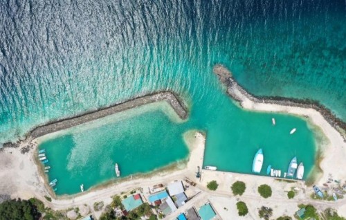 Miladhoo Harbor Basin close to completion
