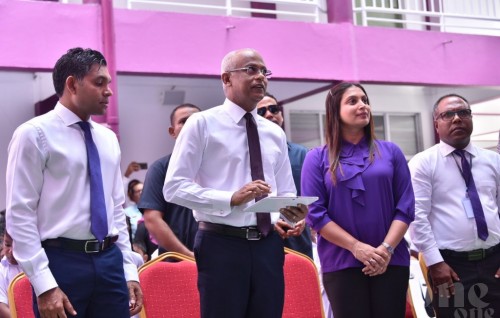 President Solih opens Izzudeen School