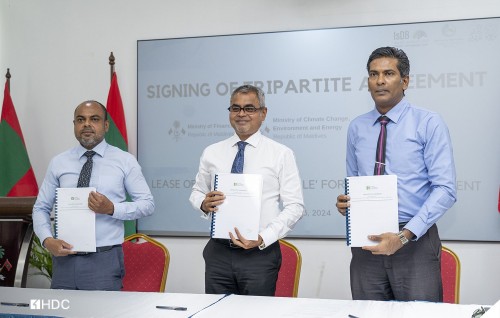 Hulhumale' gai waste transfer station eh hadhan ehbasvumugai soikoffi