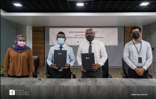 HDC signs as main partner for the Maldives' first space mission program