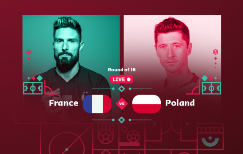 World Cup: France - Poland