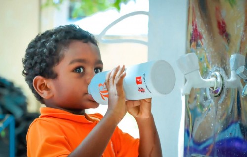 BML ge ehee gai Bodufolhudhoo school gai saafu boa fen libey system eh gaaimu koffi