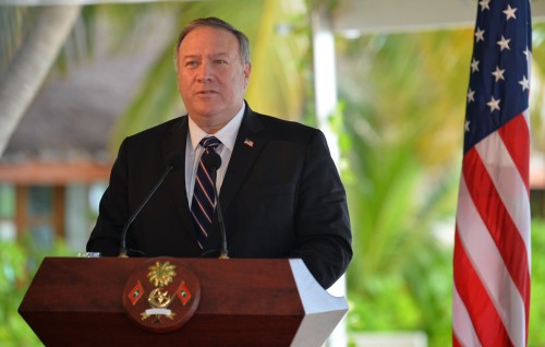 Miee America aai Raajjeyge harudhanaa gulhumehge aa feshumeh: Foreign Secretary Pompeo
