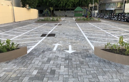 New parking space created near Finance Ministry