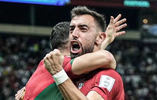 Fernandes ge 2 goal aaeku Portugal gadha 16 ah