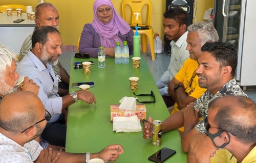 MDP ge candidate Rashid ge campaign ah Imran ves nukunnavaifi