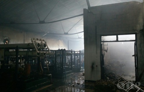Fire at Reethi Beach Resort