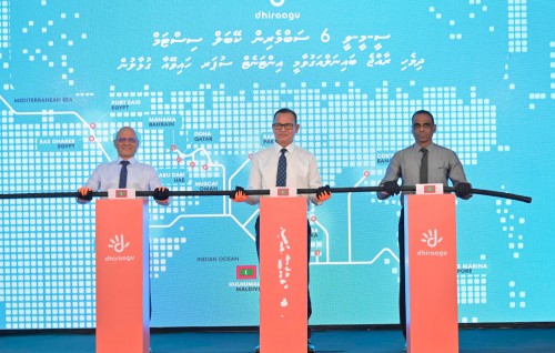 Dhiraagu in bainalaguvaamee SEA-ME-WE 6 submarine cable system Raajjey gai ifthithaah koffi