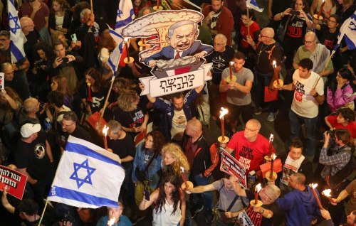 Israelis rally against Netanyahu as Gaza war reaches half-year mark