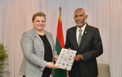 Raajjey ge tharaggeege landudhandi thah haasilu kurumah UN ge ehee ah Muizzu edhivadaigenfi