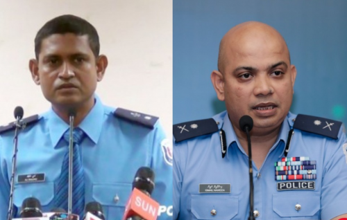 Police commissioner ge magaamah kurimathilee Naveen adhi Shujau