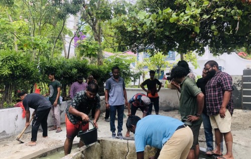 Heritage Ministry staff leads refurbish program at Hukuru Miskiy