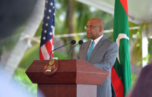 UN ge aanmu majlis ge raees akah Shahid gennan Saudi ves thaaeedhu
