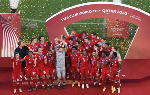 Dhuniyey ge champion kan hoadhai Bayern in 1 aharu therey 6 thashi hamakoffi