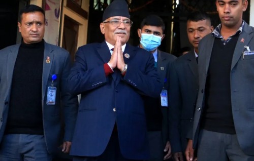 Nepal ge aa boduvazeerakee kureege communist hanguraamaveriekeve.