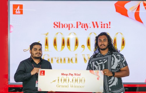 BML ge ''Shop pay and win'' naseebuveriyaa ah inaamu havaalu koffi