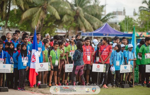 1124 athlete in vaadhakuraa Junior Athletics Championship Kulhudhuffushi City gai fashaifi
