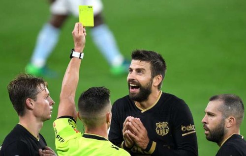 Gina referee in nisbaiyvanee Madrid ah, e referee in Real kolhah jehey: Pique
