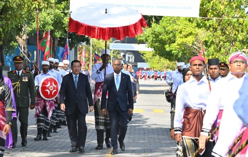 Cambodia ge boduvazeerah rasmeekoh maruhabaa dhannavaifi