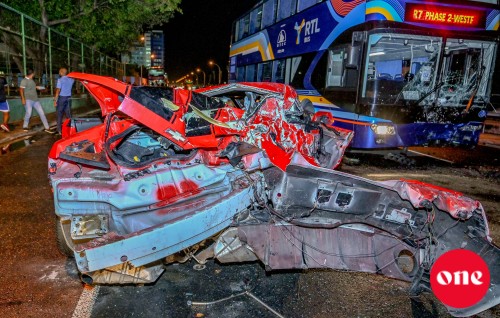 One Photo: Bus akaai car eh jehi nurakkatheri accident eh hingun