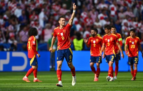 Spain lay down marker with impressive win over Croatia