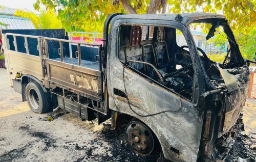 Landhoo Council ge lorry gai bayaku roakollaifi