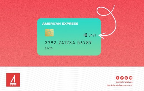 BML in Amex card thakuge security code ah badhalu genesfi