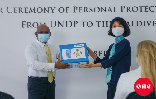 UN inn hadhiyaa kuri gina adhadhehgge PPE Dhivehi sarukaaraa havaalu koffi