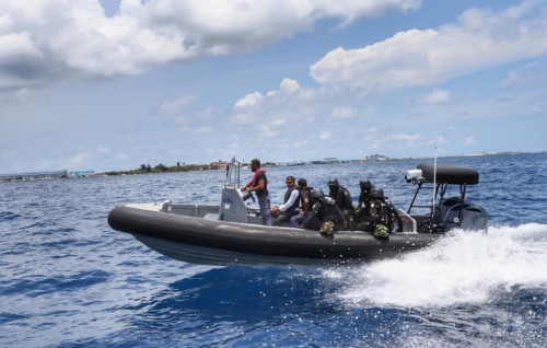 Police expand operation to sea