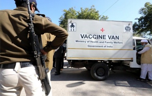 Covid  vaccine ge emme bodu programe India gai miadhu fashanee