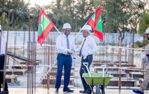 Villingili gai imaaraaiy kuraa 50 row house ge bingaa alhaifi