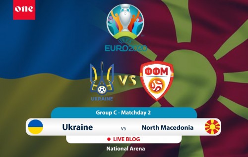 LIVE: EURO 2020: Ukraine 2-1 North Macedonia