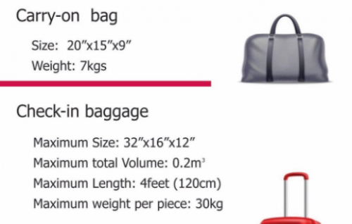 Mimahu Maldivian in Malasiya ah furaa flight inn 30 kg ge hiley baggage allowance dhenee