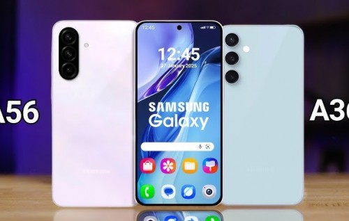 Samsung in Galaxy A56 adhi A36 ge isthihaareh dhakkaalaifi