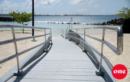 #OnePhoto: Haassa ehee ah beynunvaa meehunah artificial beach gai hedhi ramp