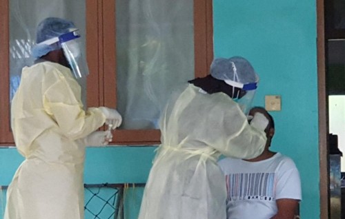 Flu Clinic ah dhakkaa meehun positive vaa rate mathive, Nolhivaranfaru monitoring ah