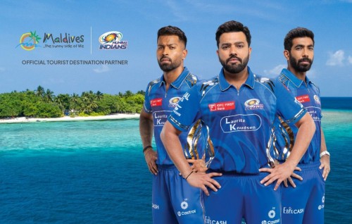 Mumbai Indians cricket team ge rasmee destination partner akah Raajje
