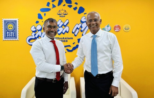 Qasim ge special envoy, Ilham ge thaaeedh ves Raees Solih ah
