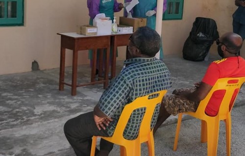 Dhevvadhoo cluster aa gulhigen Kolamaafushin negi hurihaa sample eh negative