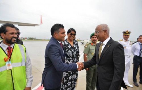 Modi ge dhauvathakah Raees Soalih India ah furaa vadaigenfi